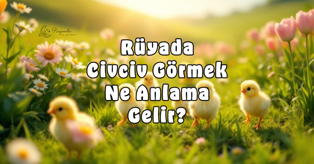 Rüyada Civciv Görmek Ne Anlama Gelir?